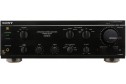 Siyah Sony TA-F550ES Entegre Stereo Amfi ön paneli.