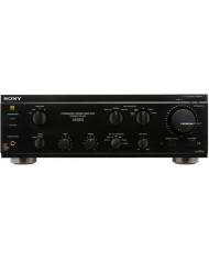 Siyah Sony TA-F550ES Entegre Stereo Amfi ön paneli.