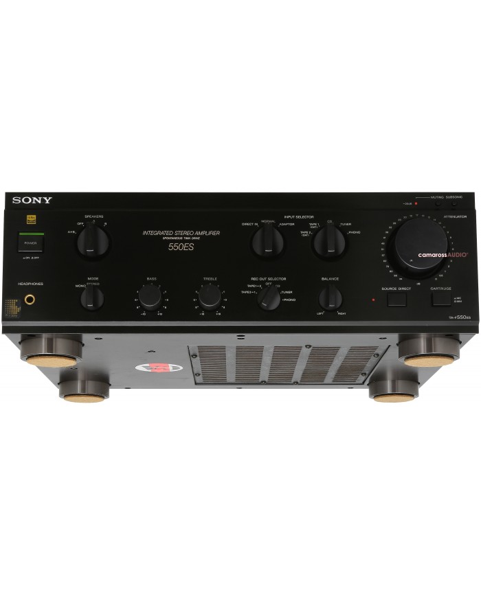 SONY TA-F550ES Siyah Entegre Stereo Amfi Ön Görünümü