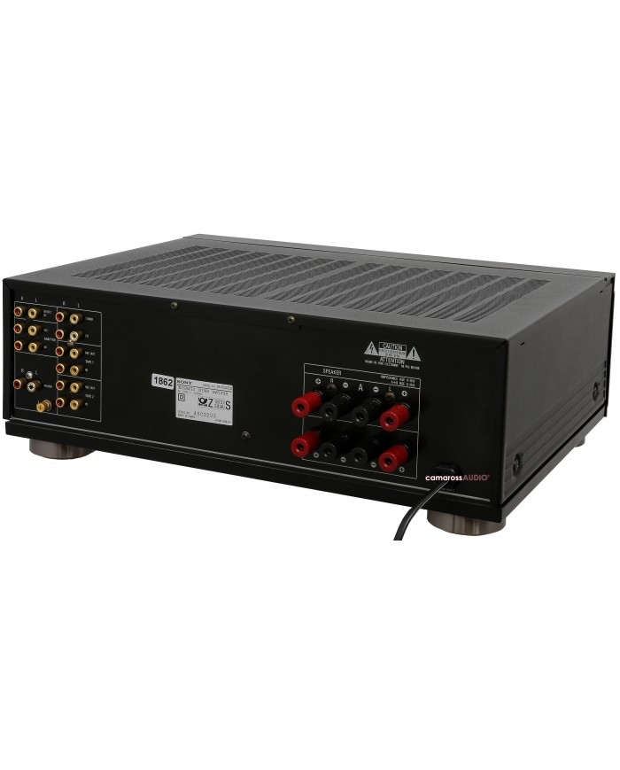 SONY TA-F550ES Vintage Stereo Amfi Siyah Arka Bağlantı Noktaları