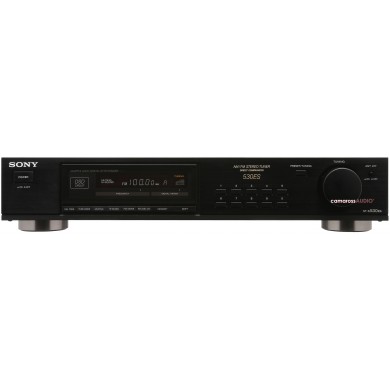 Siyah Sony ST-S530ES AM/FM Stereo Tuner Quartz Lock Dijital Ses Sistemi