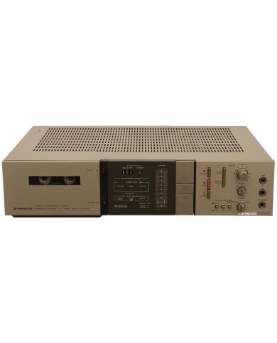 Pioneer CT-6R stereo kaset çalar, bej/gümüş renkli vintage ses ekipmanı.