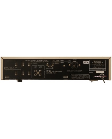 Pioneer CT-6R Stereo Kaset Çalar'ın arka bağlantı ve teknik bilgi etiketi.