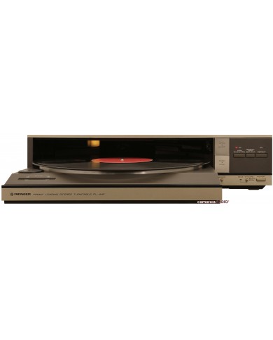 Pioneer PL-44F Ön Yüklemeli Stereo Pikap, Bej/Siyah Vintage Plak Çalar