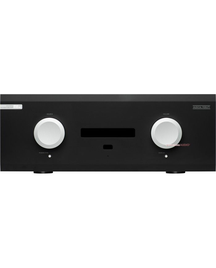 Musical Fidelity M8xi Siyah Entegre Amplifikatör, Gümüş Düğmeli Ön Panel