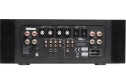 Musical Fidelity M8xi Dual Mono Amplifikatör arka bağlantı paneli, siyah.