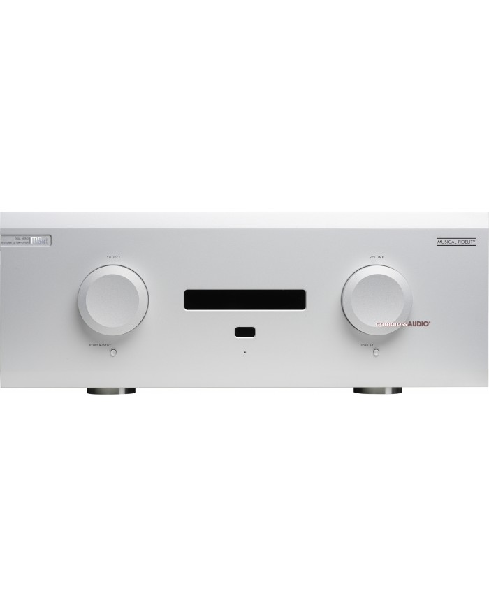 Musical Fidelity M8xi Dual Mono Entegre Amplifikatör Gümüş Ön Panel