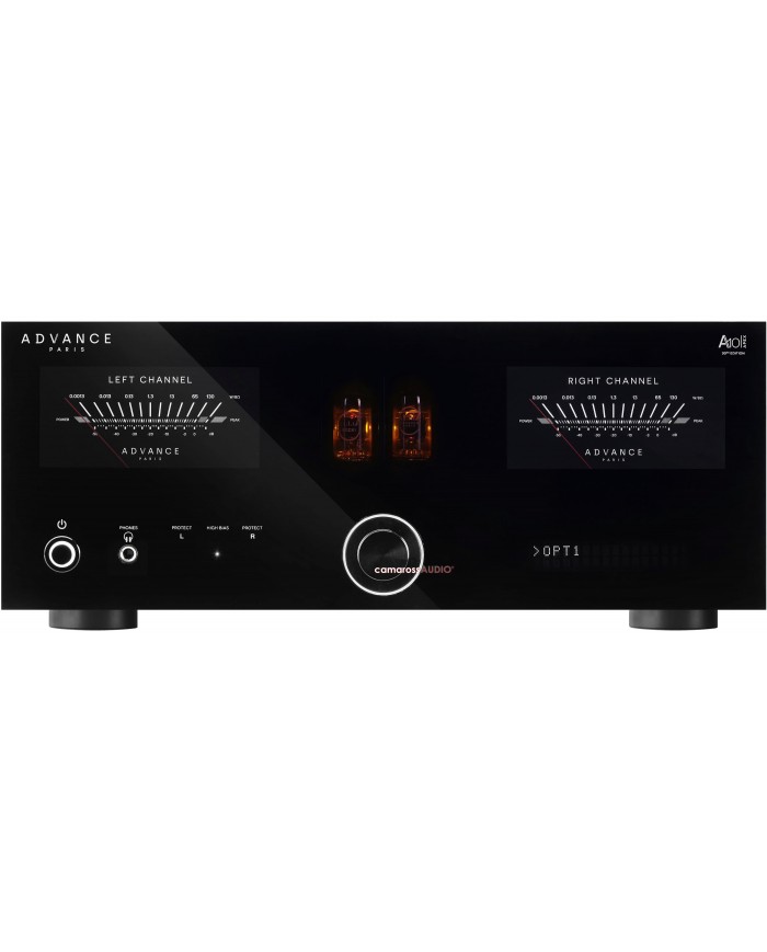 Advance Paris A10 APEX Hi-Fi Amplifikatör, siyah, tüplü ön panel
