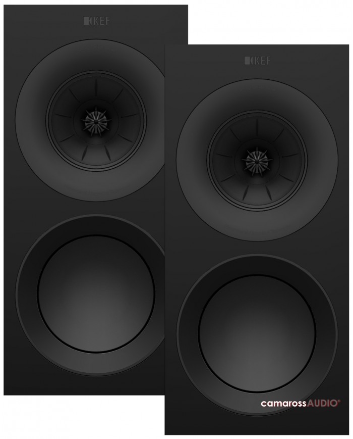 KEF R3 Meta Siyah Hoparlör Sürücüleri Yakın Çekim