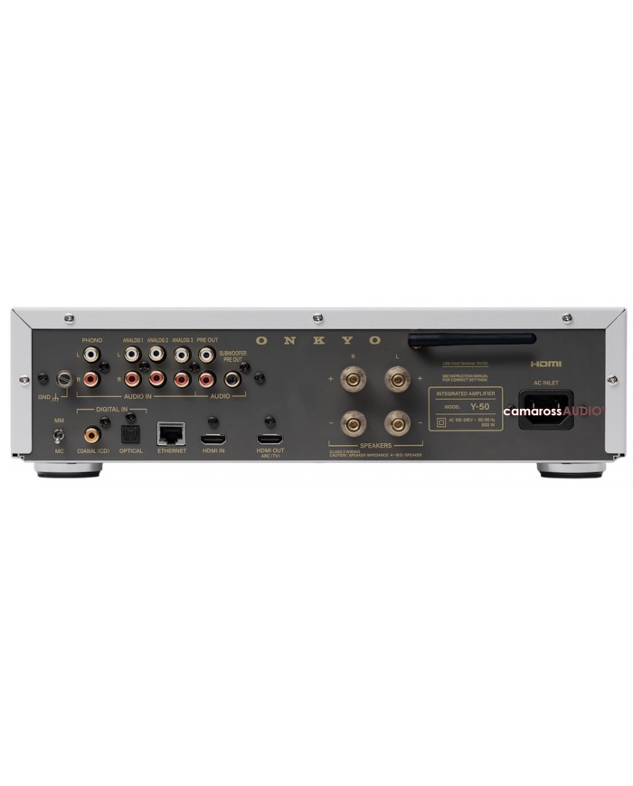 Onkyo Muse Y-50 Entegre Amplifikatör arka bağlantı portları