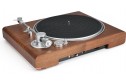 Victrola Stream Sapphire pikap, ahşap gövde ve gümüş detaylar.