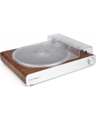 Victrola Stream Sapphire pikap, ahşap ve beyaz modern tasarım