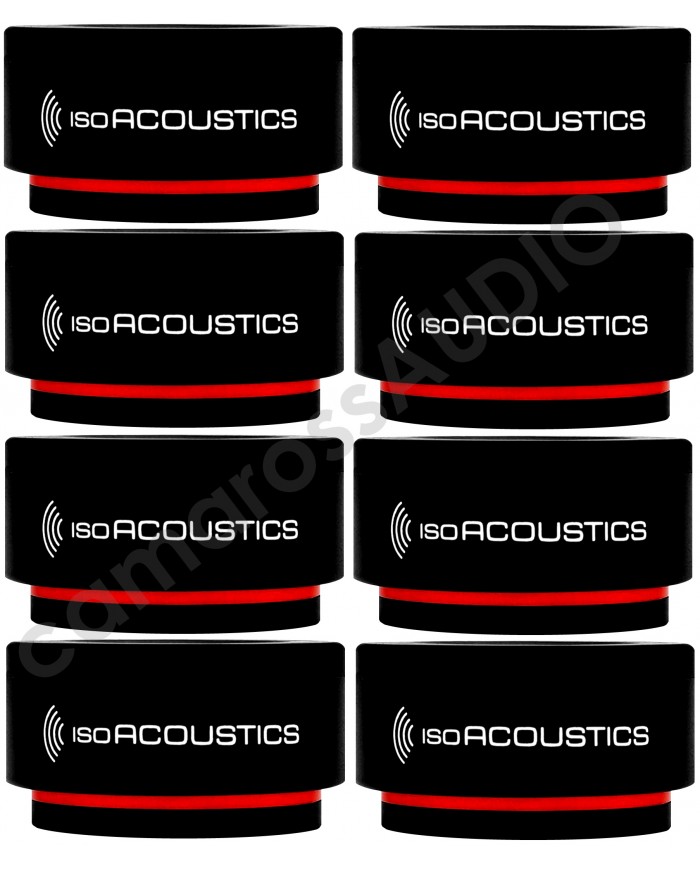 IsoAcoustics ISO-Puck Mini siyah izolatör stüdyo hoparlör standı (8 adet)
