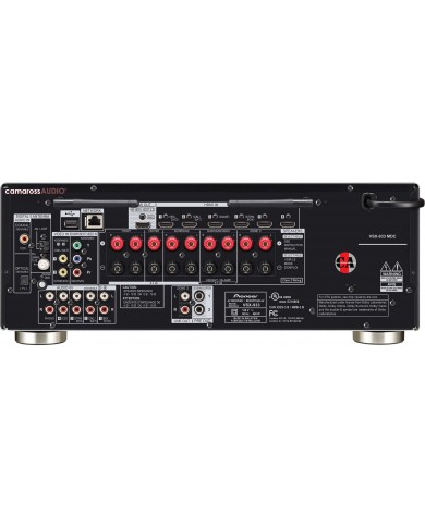 Pioneer VSX-933 AV alıcı arka panel bağlantı noktaları, HDMI, hoparlör terminalleri.
