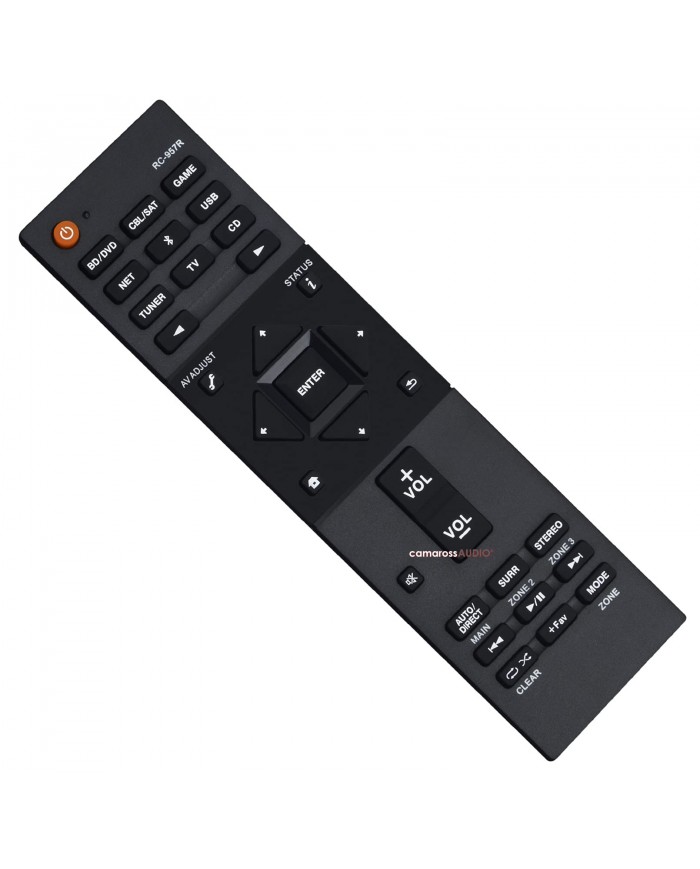 Siyah Pioneer VSX-933 AV alıcı kumandası RC-957R uzaktan kumanda