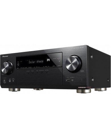 Pioneer VSX-933 AV alıcı, siyah renk, Dolby Atmos destekli stereo amfi.