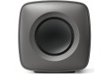 KEF KC62 Subwoofer koyu gri renkli, kompakt ve modern subwoofer ön görünümü.
