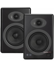 Audioengine A5+ siyah aktif hoparlörler, çift, masaüstü hoparlörler