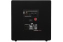 KEF Kube 12B Siyah Subwoofer arka panel bağlantı ve ayar kontrolleri.