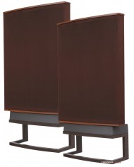 Quad ESL-63 Electrostatic Hoparlörler, Kahverengi, Vintage Tasarım