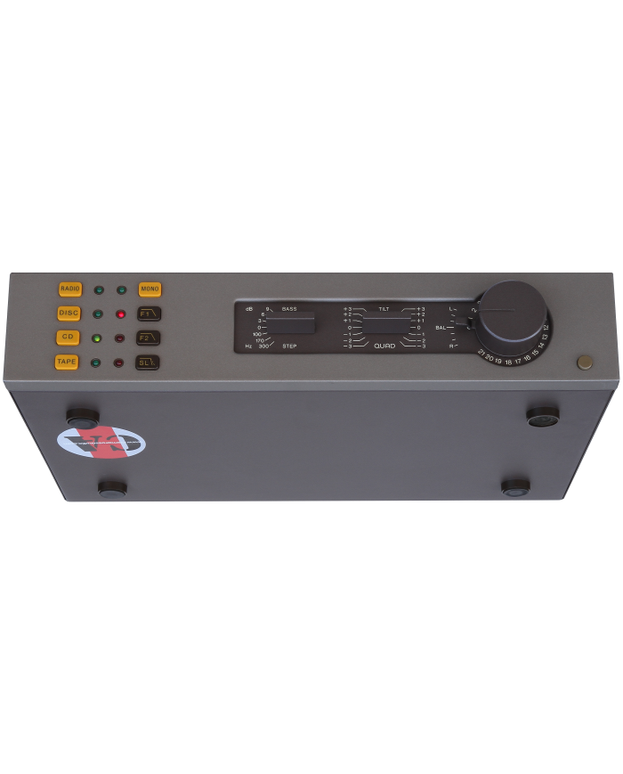 Quad 405-2 Power amplifikatör, 34 Pre ve FM4 Tuner, gri, ses sistemi bileşeni