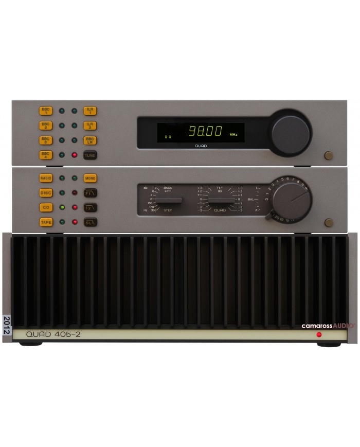 Quad Takım (405-2 Power, 34 Pre, FM4 Tuner) gri ses sistemi