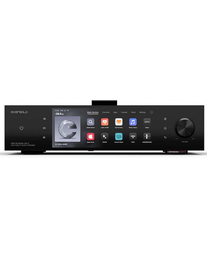 Eversolo DMP-A8 Master Gen 2 siyah yüksek kaliteli müzik streameri