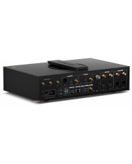 Eversolo DMP-A8 Gen 2 siyah dijital medya oynatıcı, çeşitli giriş/çıkışlar.
