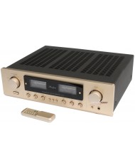 Altın Accuphase E-213 Entegre Stereo Amplifikatör, uzaktan kumandalı