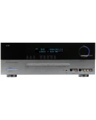 Harman Kardon AVR-245 AV Receiver, siyah ve gümüş renkli, dijital ses girişli.