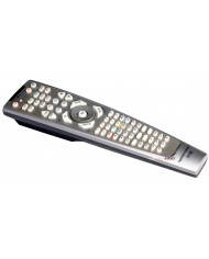 Harman Kardon AVR-245 kumanda, gümüş renkli, çok fonksiyonlu uzaktan kumanda