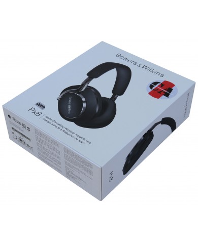 Bowers & Wilkins PX8 gürültü engelleyici kablosuz kulaklık, siyah
