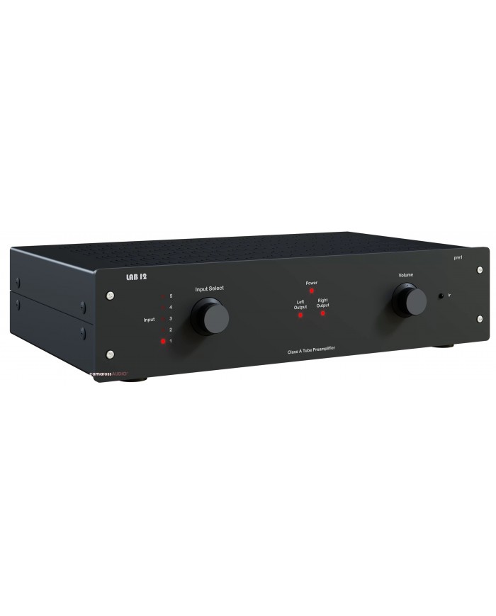 Lab 12 pre1 siyah Class A Tüp Preamp, 5 girişli, ses kontrolü