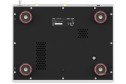 Matrix Audio ND-1 DAC, gümüş, anti-titreşim ayaklı, dijital ses dönüştürücü cihaz.