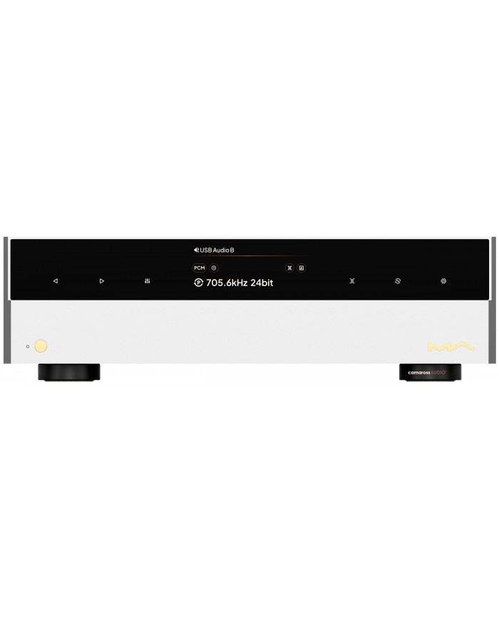 Matrix Audio ND-1 DAC: Beyaz, 705.6kHz 24bit PCM, USB Audio B, şık tasarım.