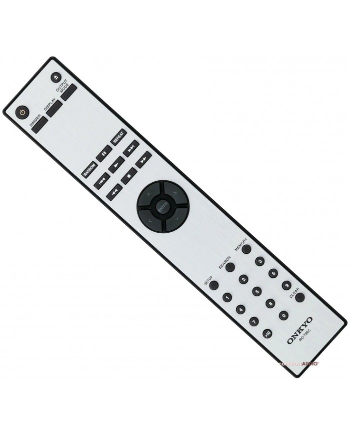 Onkyo RC-796C uzaktan kumanda, gümüş renkli, P-3000R, M-5000R, C-7000R uyumlu