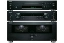 Onkyo P-3000R, M-5000R, C-7000R siyah ses sistemi bileşenleri