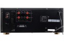Onkyo M-504 Stereo Power Amplifier arka paneli, giriş ve hoparlör bağlantıları