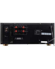 Onkyo M-504 Stereo Power Amplifier arka paneli, giriş ve hoparlör bağlantıları