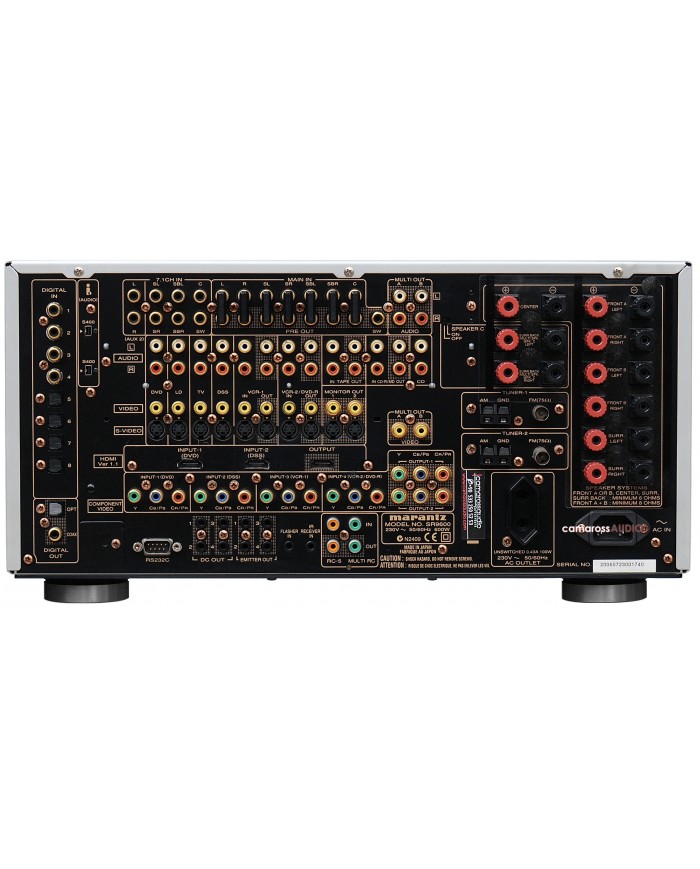 Marantz SR-9600 DV-9600 AV Alıcısı Arka Bağlantı Paneli