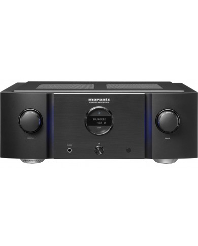 Marantz PM10 S1 Referans Serisi stereo entegre amfi, siyah, modern tasarım.