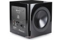 Monitor Audio Radius 380 siyah parlak subwoofer, ev sineması için ideal.