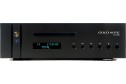 Gold Note CD-1000 MkII Deluxe siyah CD çalar, ön panelde gösterge ve kontrol düğmeleri.