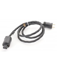 Vovox Textura Power Cord, siyah örgülü, yüksek kaliteli güç kablosu