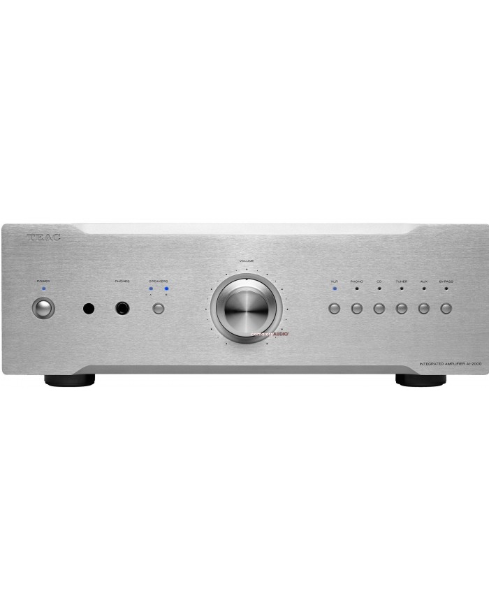 TEAC AI 2000 Gümüş Renk Entegre Amplifikatör, Ses Seviyesi Kontrolü, Kulaklık Girişi