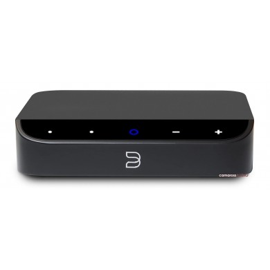 Bluesound NODE NANO siyah network player, kompakt ve modern tasarımlı.