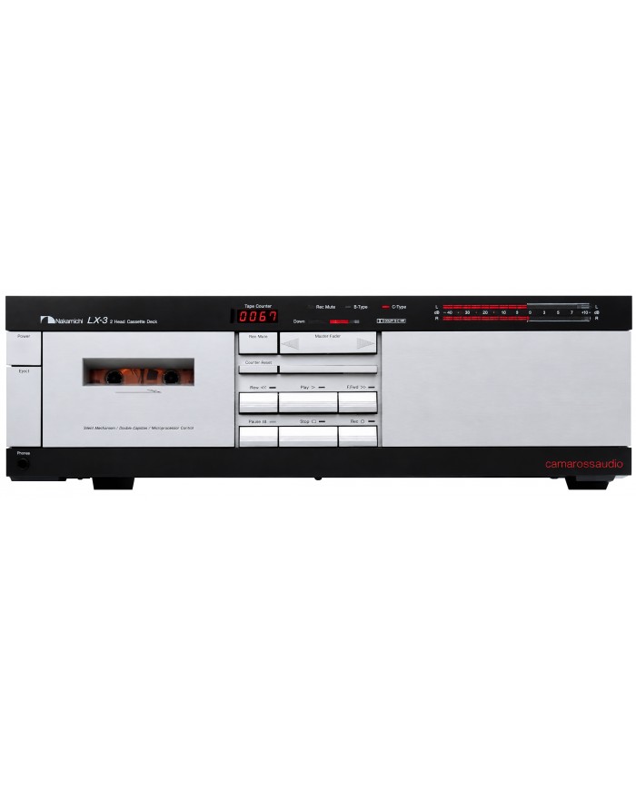 Nakamichi LX-3 Kaset Çalar: Gümüş, 2 Kafalı, Dijital Sayaçlı, Çift Kontrollü Vintage Ses Cihazı