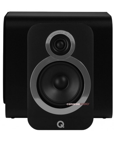 Q Acoustics 3030i siyah bookshelf hoparlör