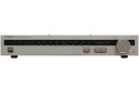 Luxman T-210L AM/FM Stereo Tuner gümüş renkli, vintage ses bileşeni.
