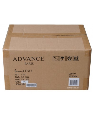 Advance Paris Smart DX1 beyaz model, kutu içinde 1 set ürün.